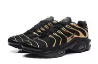 nike air max plus tn txt prm maille or